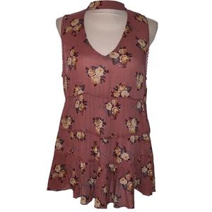 American Eagle floral halter top.